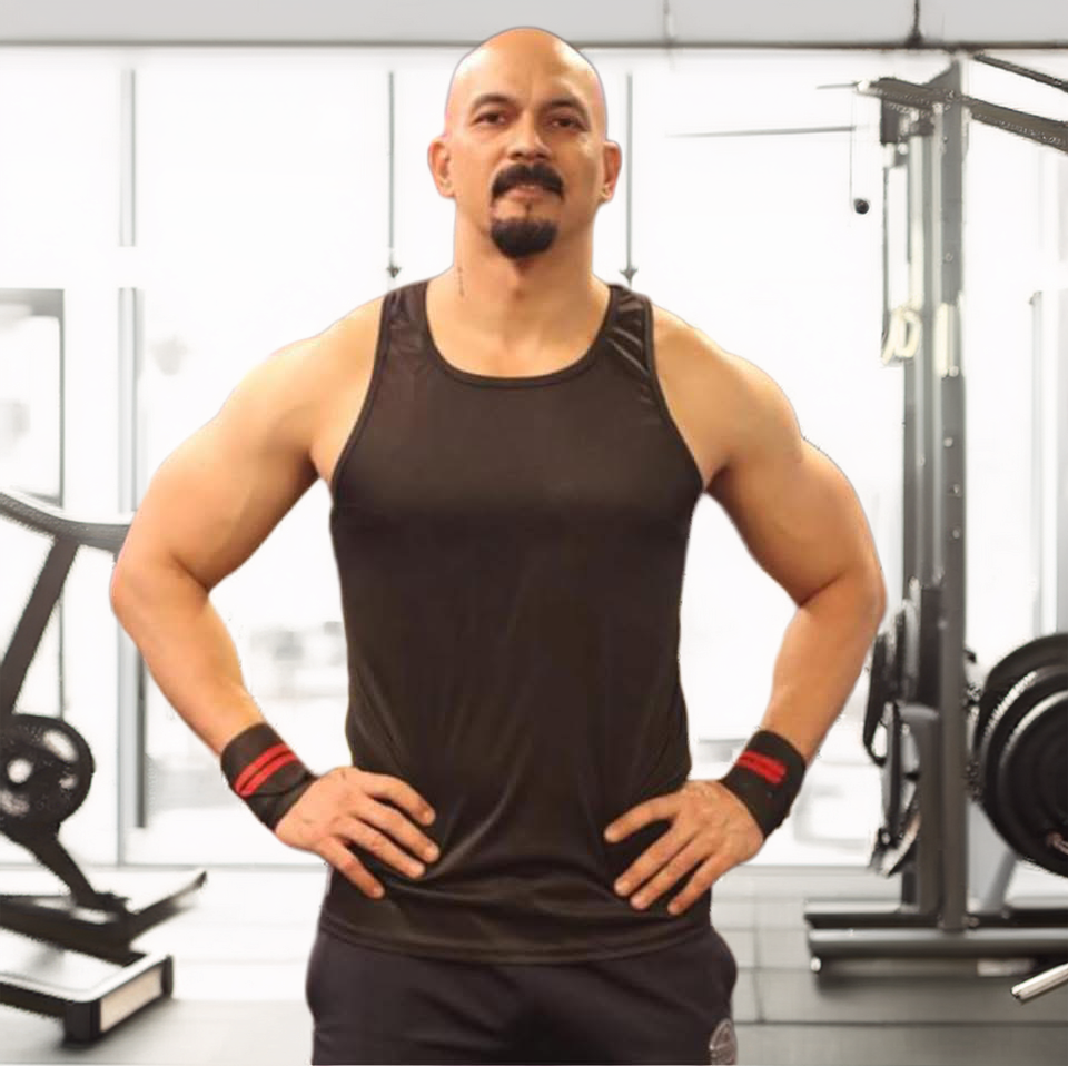 Sushil Dhanawde at the gym