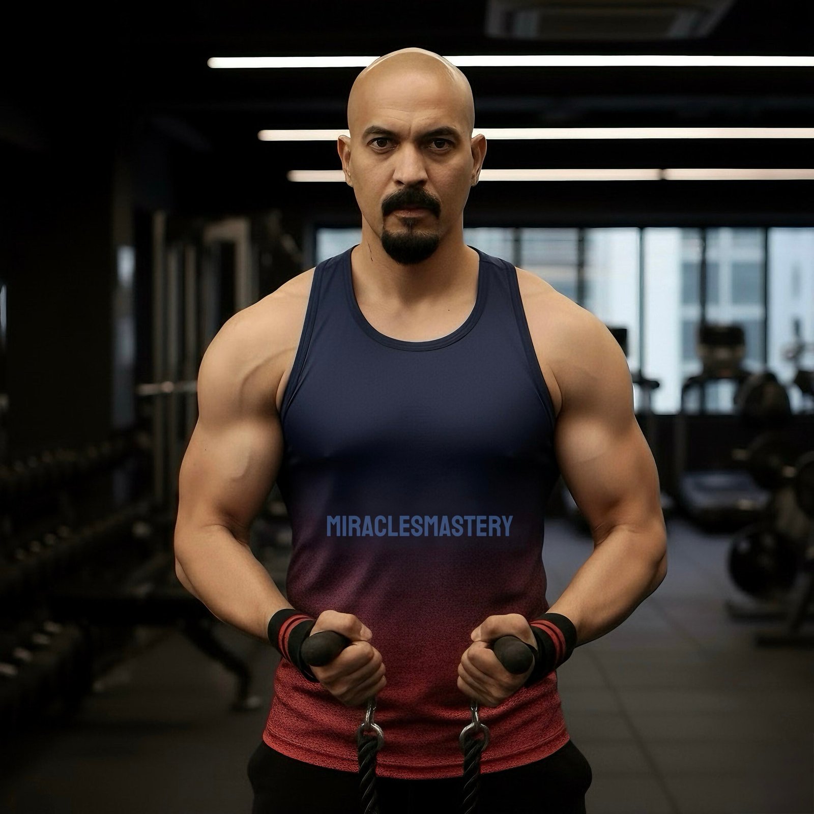 Sushil Dhanawde at the gym